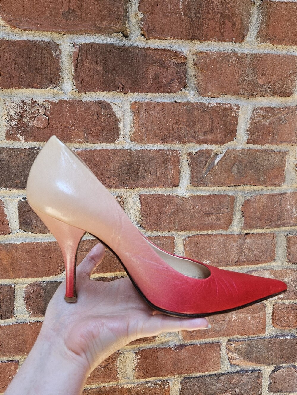 Prada Ombre Capretto Pumps